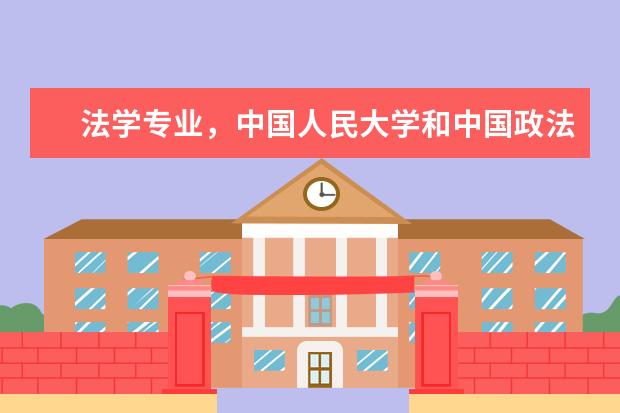 法学专业，中国人民大学和中国政法大学哪个好