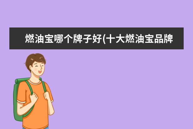 燃油宝哪个牌子好(十大燃油宝品牌排行榜评测)