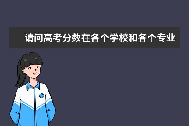 请问高考分数在各个学校和各个专业的排名怎么查