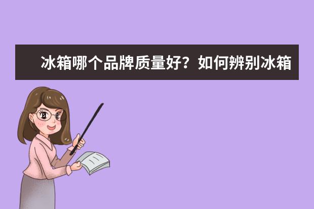 冰箱哪个品牌质量好？如何辨别冰箱质量好坏