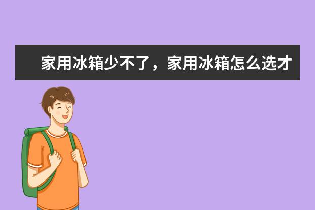 家用冰箱少不了，家用冰箱怎么选才又便宜又好？