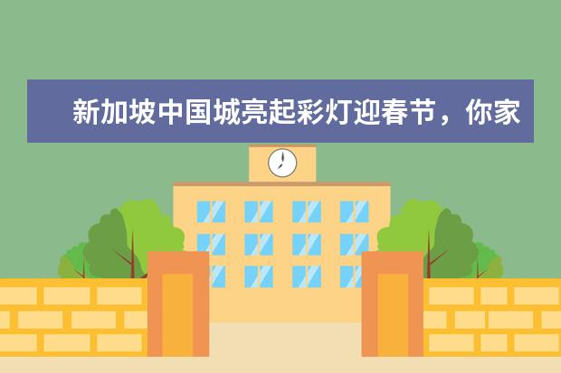 新加坡中国城亮起彩灯迎春节，你家通常都是如何庆祝新春的？