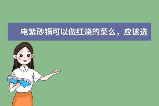 电紫砂锅可以做红烧的菜么，应该选什么牌子