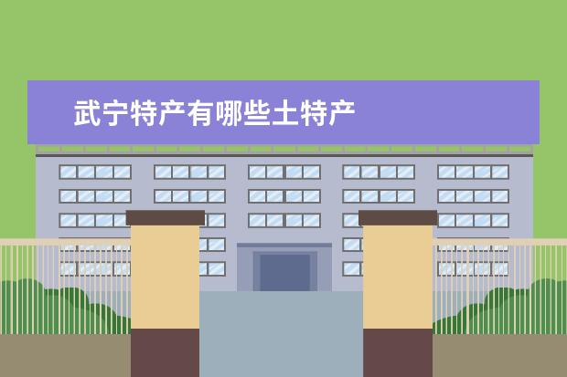 武宁特产有哪些土特产