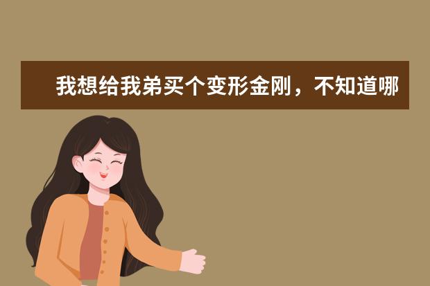 我想给我弟买个变形金刚，不知道哪个牌子，哪款好！哪位清楚这些的给我推荐推荐啊！谢谢啦
