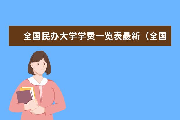 全国民办大学学费一览表最新（全国民办大学学费一览表最新）