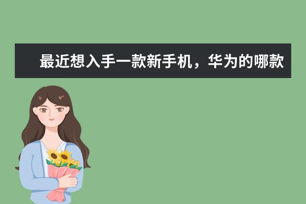最近想入手一款新手机，华为的哪款好呢？