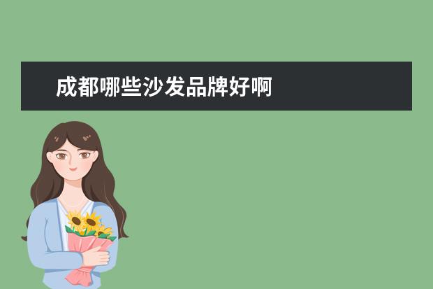 成都哪些沙发品牌好啊