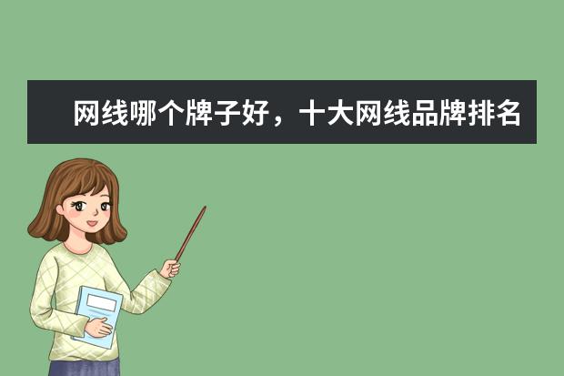 网线哪个牌子好，十大网线品牌排名推荐