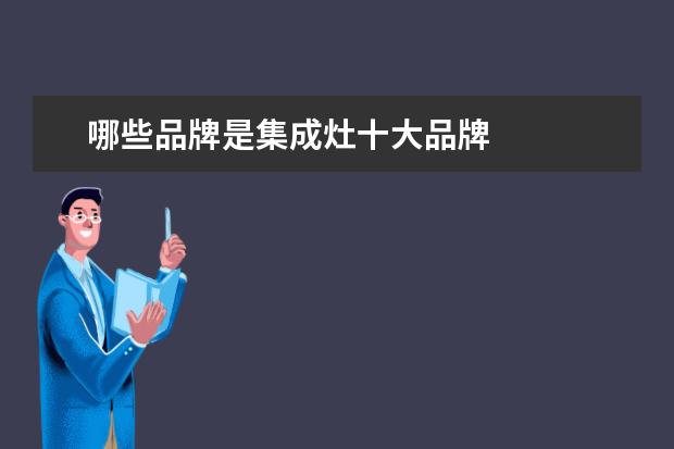 哪些品牌是集成灶十大品牌