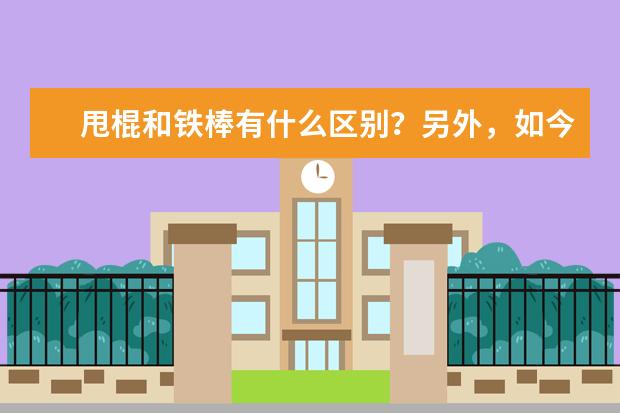 甩棍和铁棒有什么区别？另外，如今什么甩棍好？