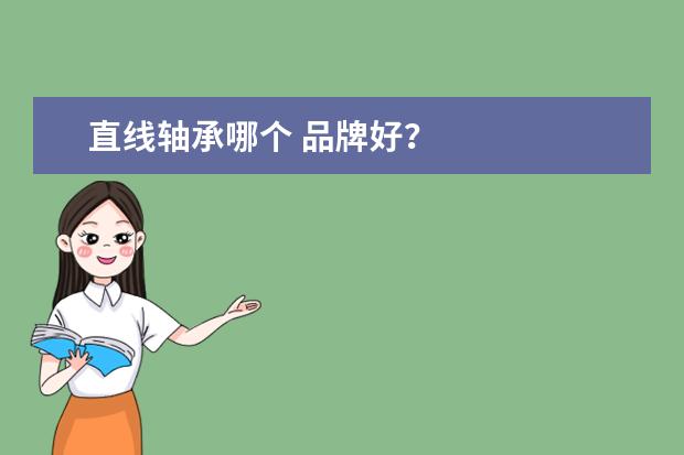 直线轴承哪个 品牌好？
