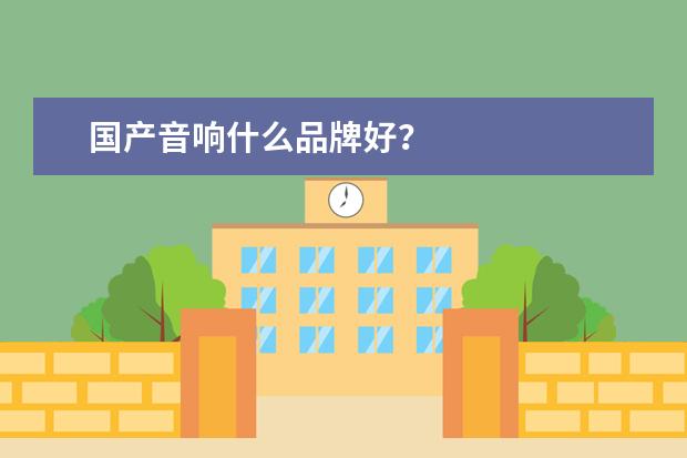 国产音响什么品牌好？