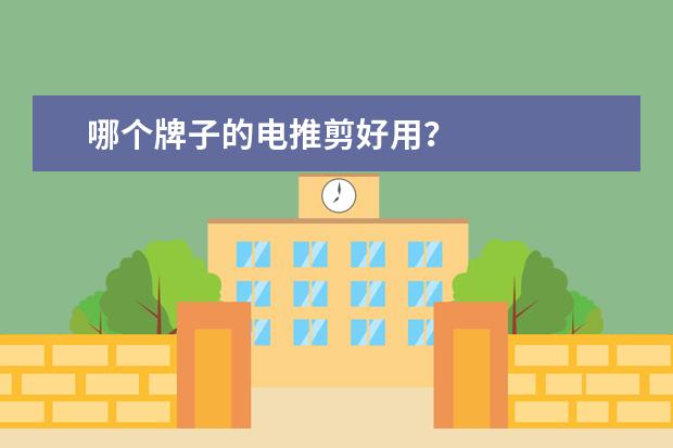 哪个牌子的电推剪好用？