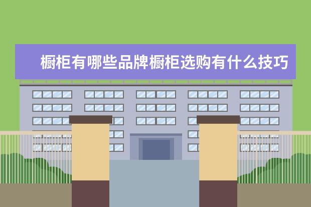 橱柜有哪些品牌橱柜选购有什么技巧