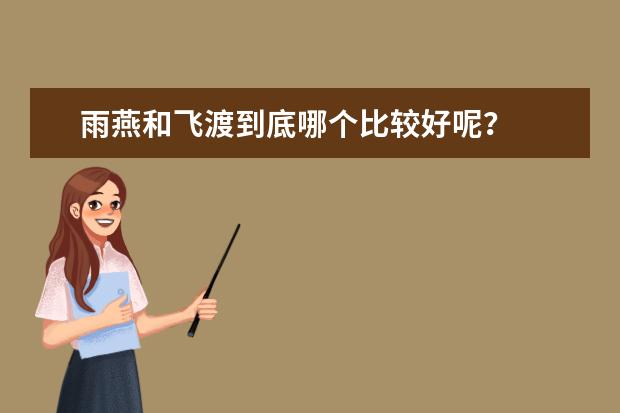 雨燕和飞渡到底哪个比较好呢？
