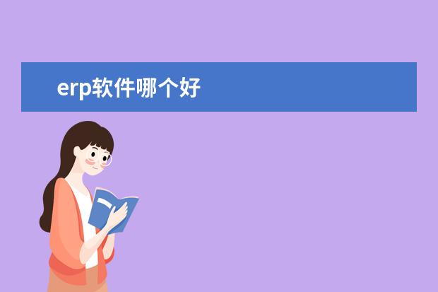 erp软件哪个好