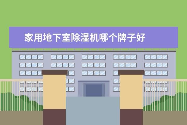 家用地下室除湿机哪个牌子好