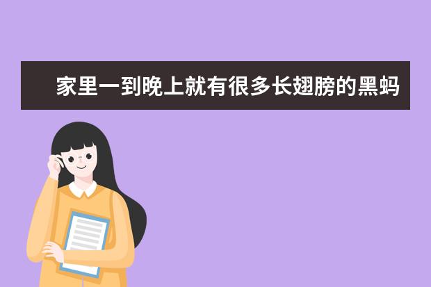 家里一到晚上就有很多长翅膀的黑蚂蚁该怎么办，怎么治，它还爬床上咬人，很痛起好大的疱