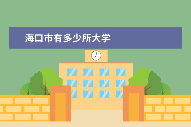 海口市有多少所大学