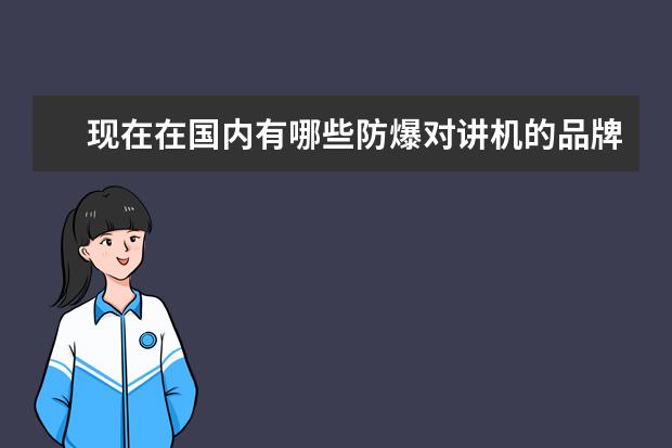 现在在国内有哪些防爆对讲机的品牌啊？有清楚的吗？