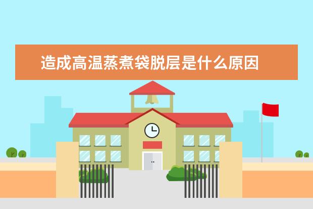 造成高温蒸煮袋脱层是什么原因