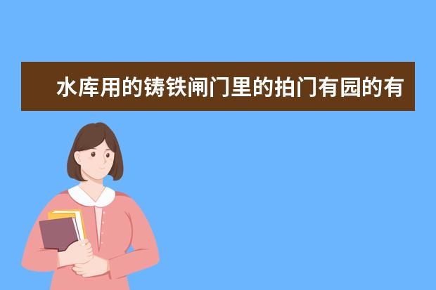 水库用的铸铁闸门里的拍门有园的有方是表示吗意思