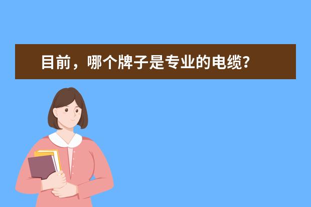 目前，哪个牌子是专业的电缆？