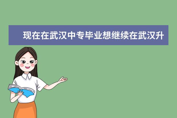 现在在武汉中专毕业想继续在武汉升大专有哪些好的学校啊？