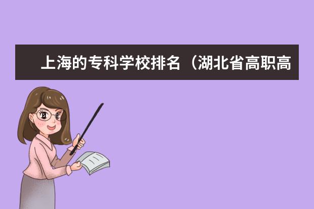 上海的专科学校排名（湖北省高职高专院校排名）