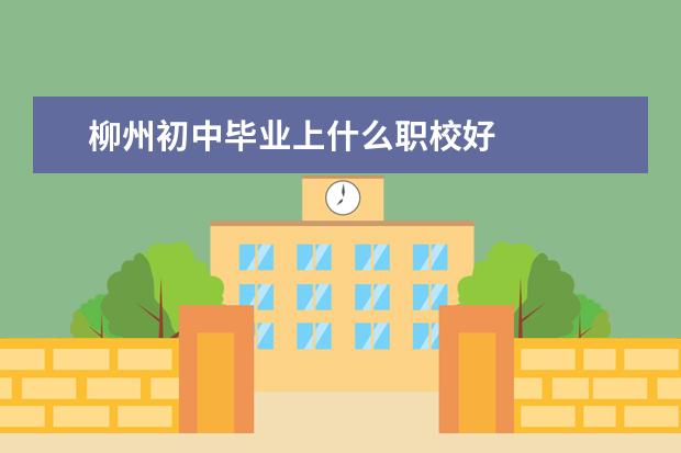 柳州初中毕业上什么职校好