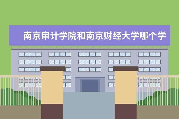 南京审计学院和南京财经大学哪个学校的在（统计、会计、审计）方面更强势？