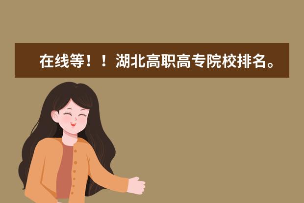 在线等！！湖北高职高专院校排名。！（急！！今年考了412分，山东考生，请问有没有好一点的专科院校？）