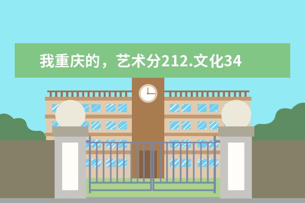 我重庆的，艺术分212.文化341，能上上海工艺美术职业学院吗？