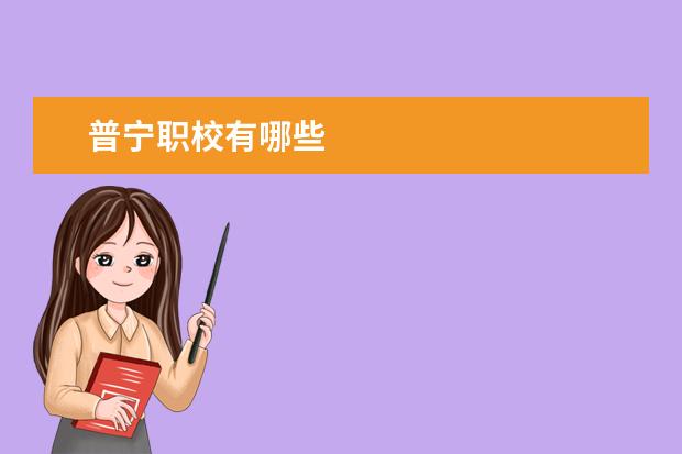 普宁职校有哪些