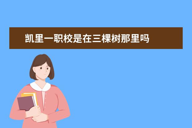 凯里一职校是在三棵树那里吗