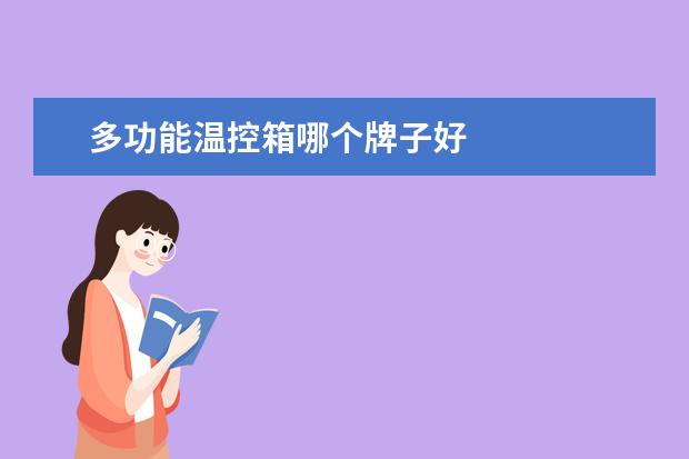 多功能温控箱哪个牌子好