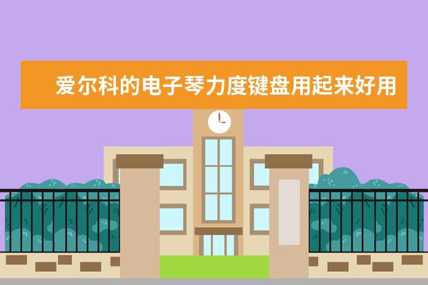 爱尔科的电子琴力度键盘用起来好用吗?